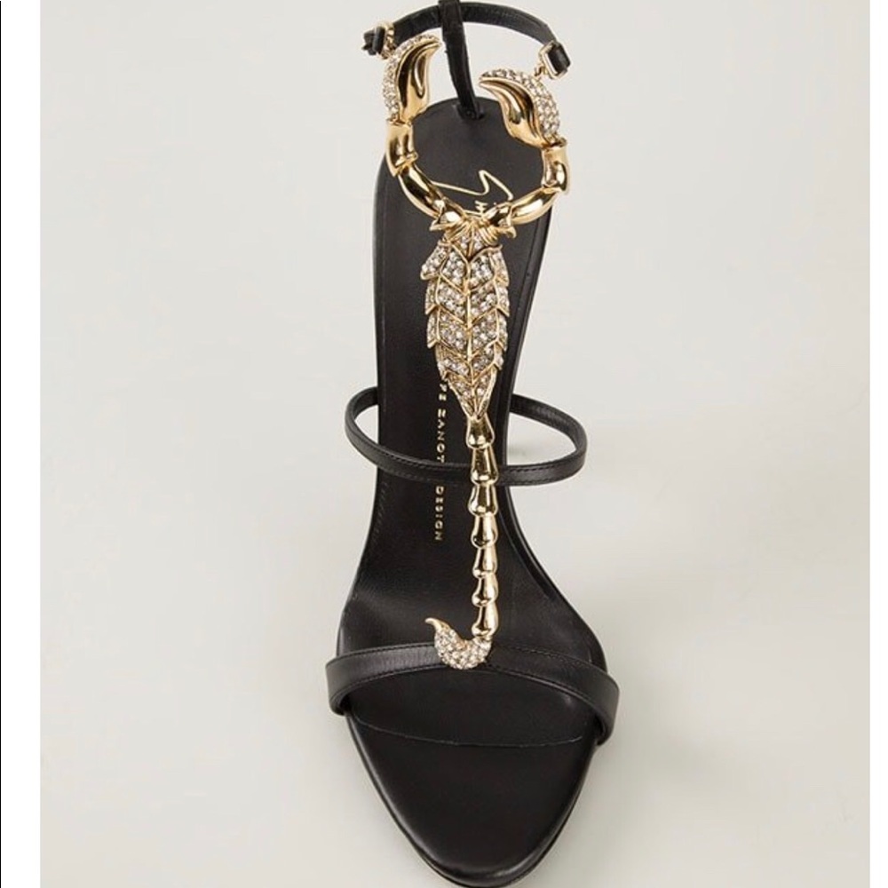 Giuseppe Zanotti Scorpion heel sandals sz39